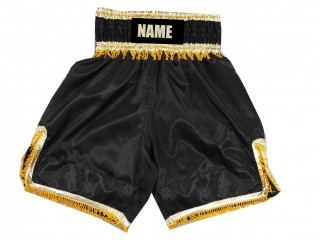 Custom Boxing Shorts : KNBSH-035-Black